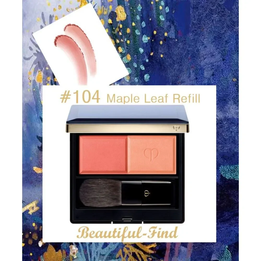 Clé de Peau Beauté Cheek Color Duo Refill #104 Maple Leaf NEW